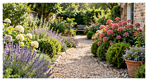 Gravel paths that stay tidy and comfortable
