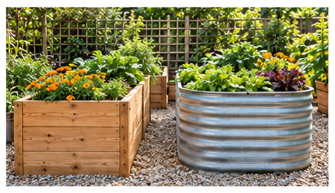 Wood or metal raised beds: what should you choose?